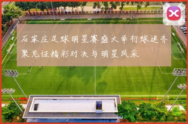石家庄足球明星赛盛大举行球迷齐聚见证精彩对决与明星风采